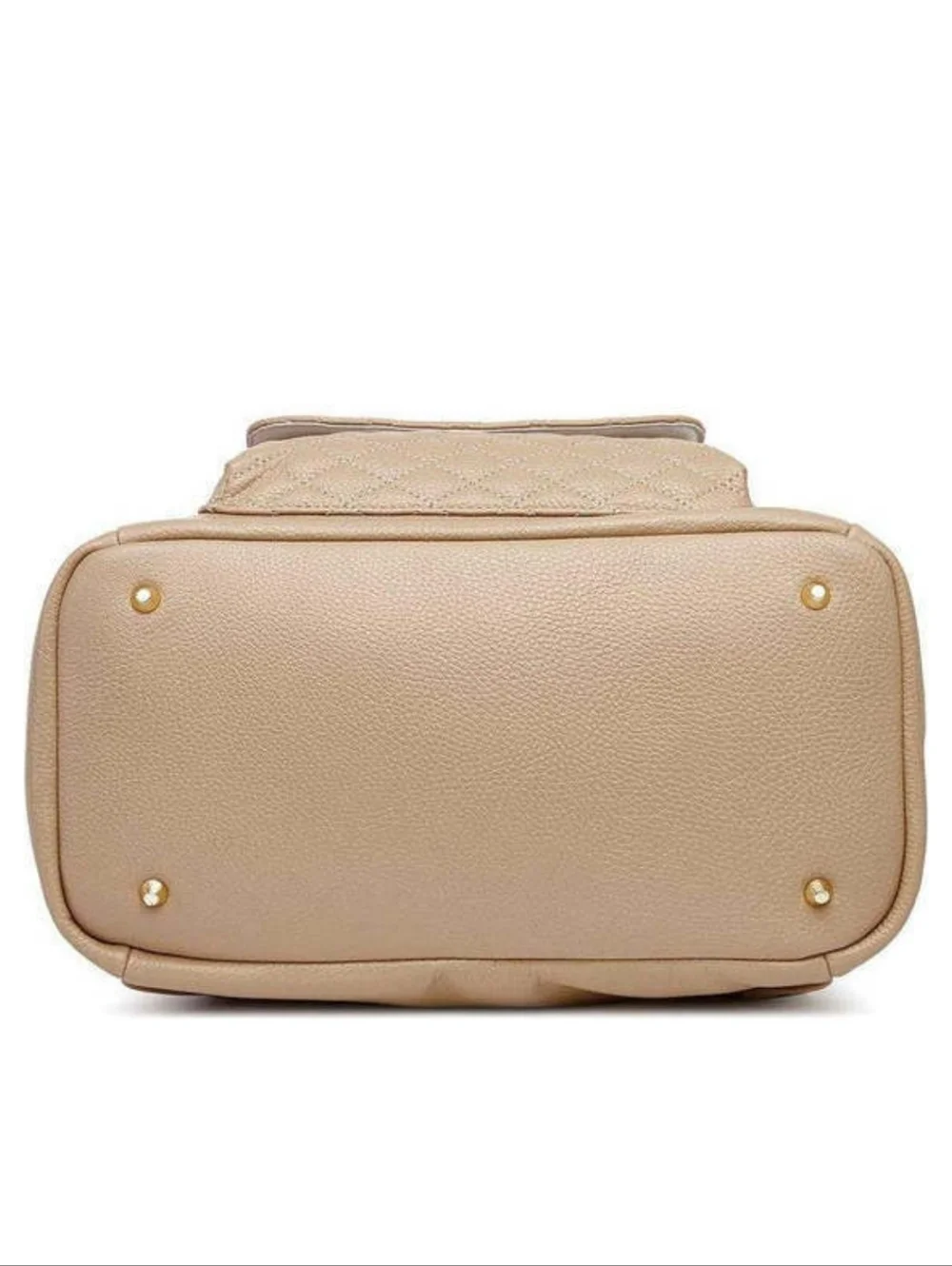 Luli Bebe Petit Monaco Quilted Diaper Bag In Latte. New Without Tags